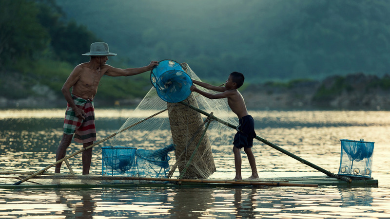 River life culture in Laos has existed for hundreds of years
